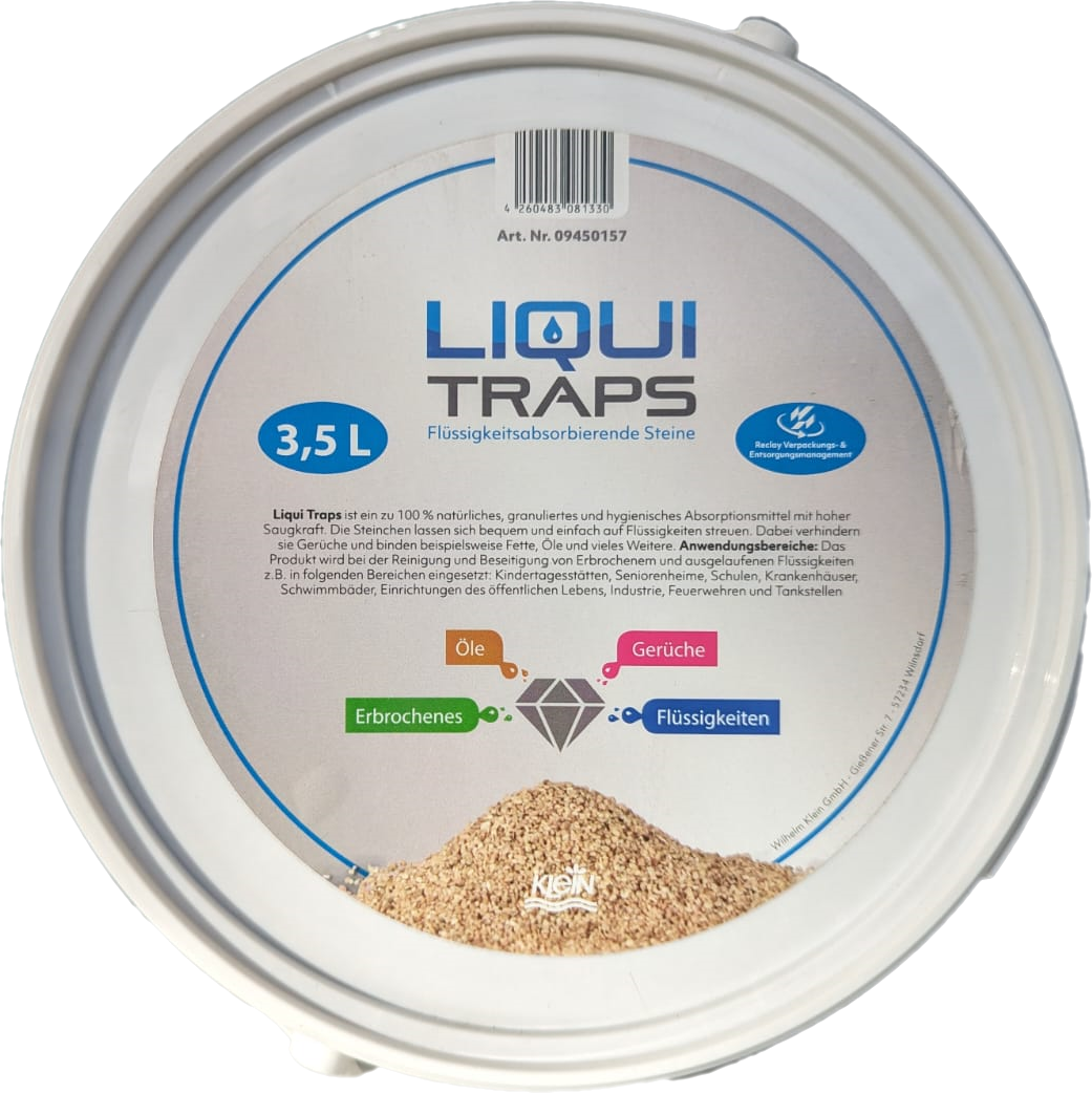 Liqui Traps - 3,5L Eimer, Flüssigkeitsabsorbierer zum Aufnehmen