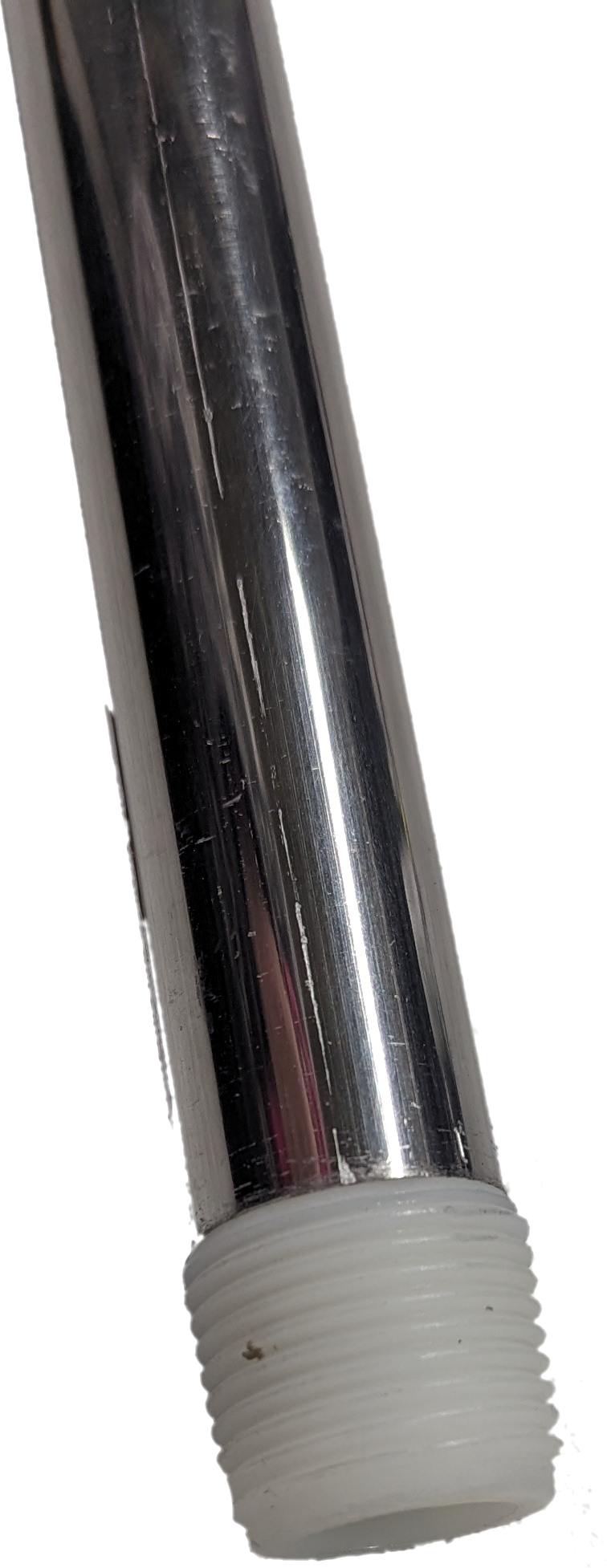 Alustiel halbplastiziert, 145 cm extrastark, mit Gewinde