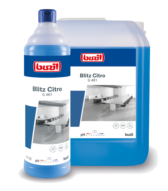 Buzil Blitz Citro, G481, 1 L Flasche oder  10 l Kanister