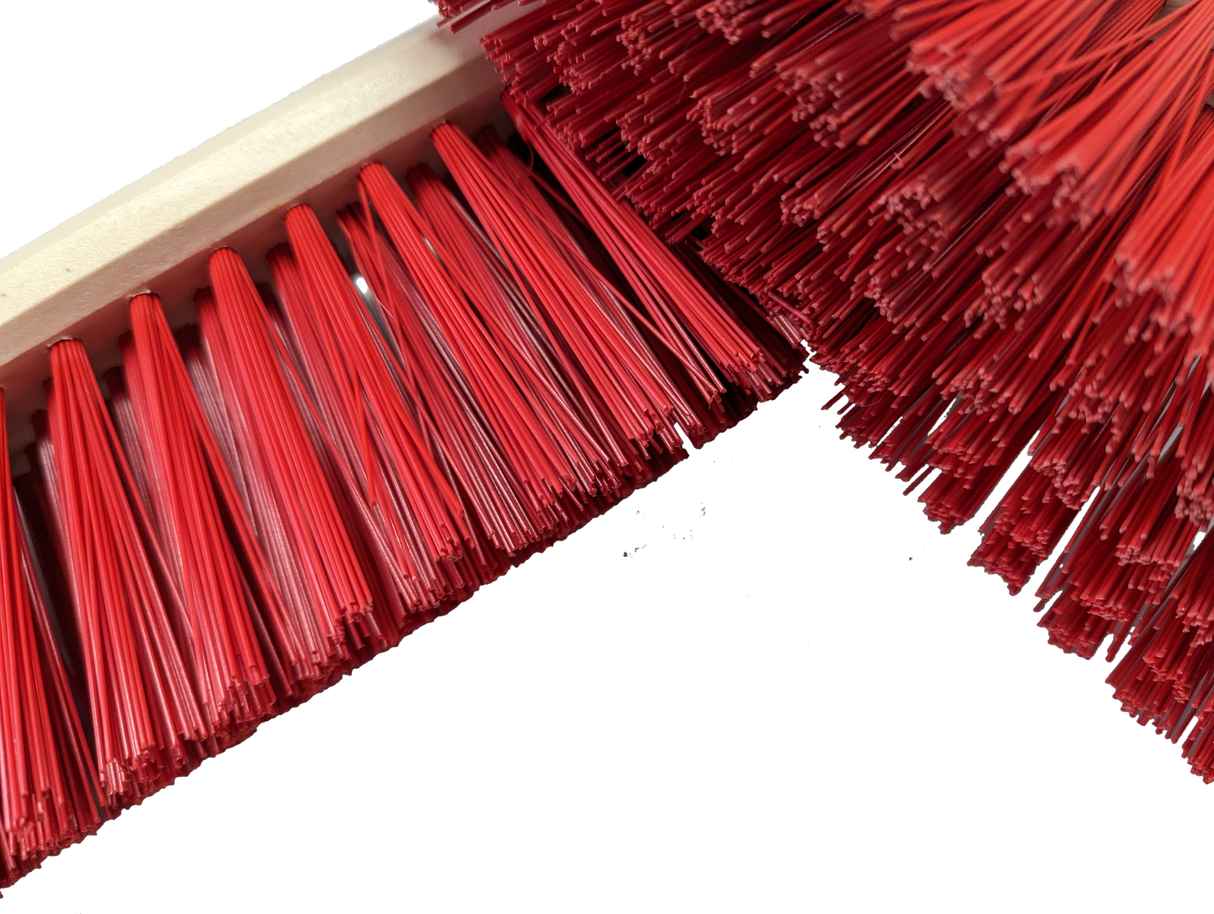 PROFI FDL Straßenbesen, Kunststoffkörper, 40 cm, rot, Eurogewinde