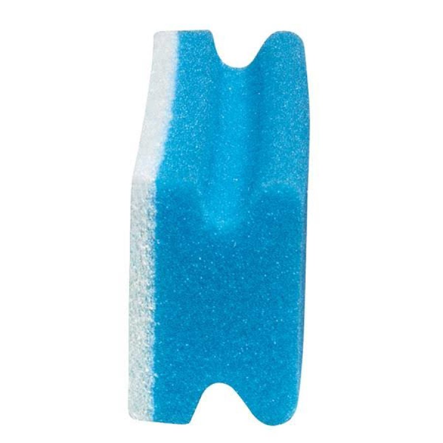 blau/weißer Putzschwamm, kratzfrei