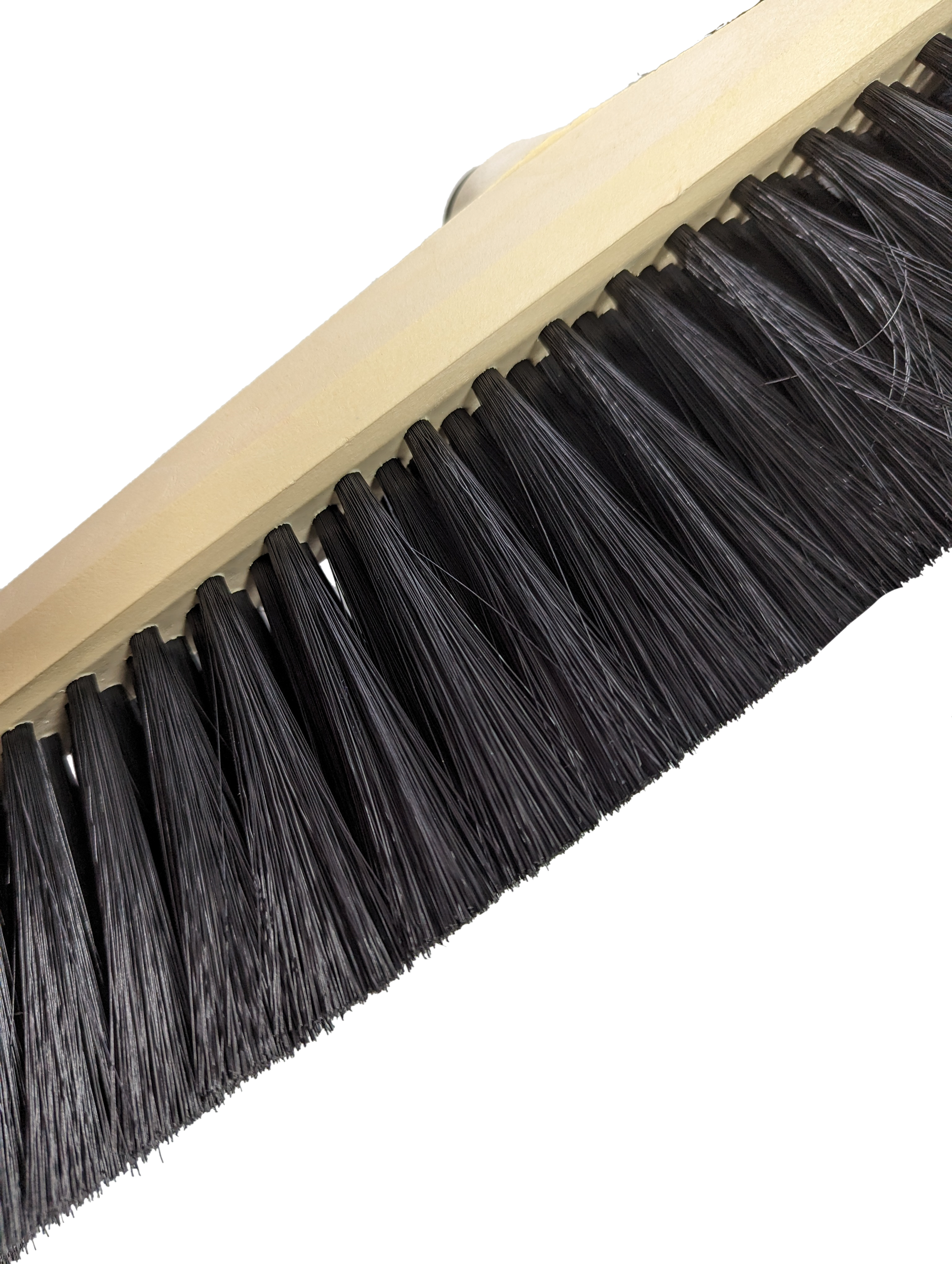 Profi Saalbesen, 40 cm, feine Kunstborste, schwarz, PET, mit Eurogewinde