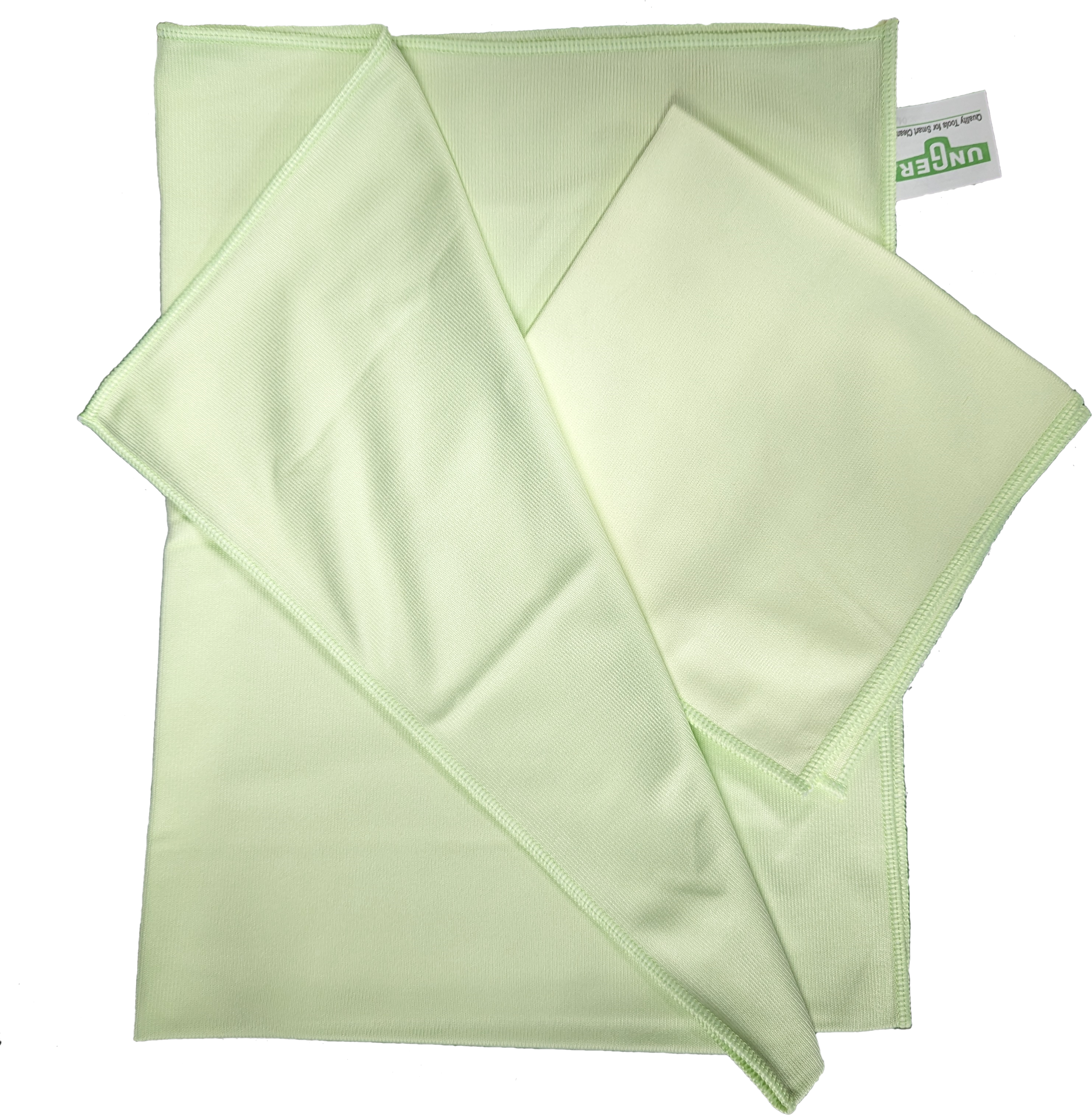Unger Fensterreinigungstücher, 40 x 40 oder 60 x 80 cm, grün, 350g/qm