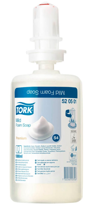 Tork - Premium Schaumseife S4 Mild, 6 x 1 L