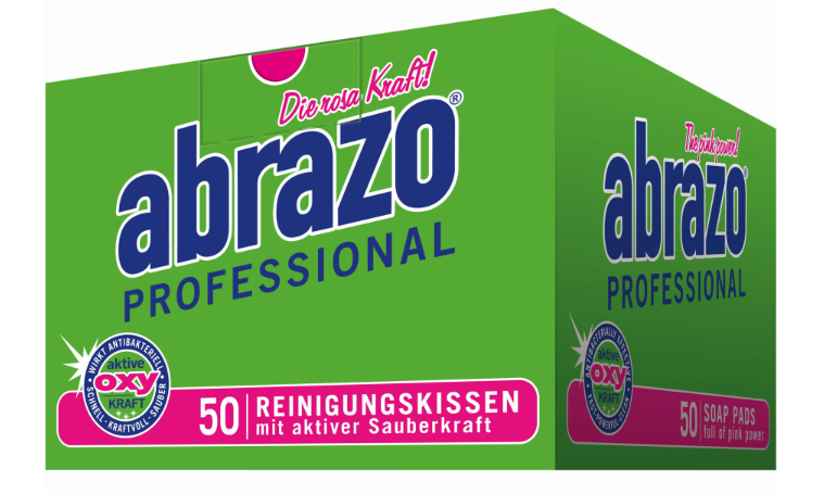 abrazo PROFESSIONAL Stahlwolle, 50 Stück pro Pack (4 Kartons = 1 VE)