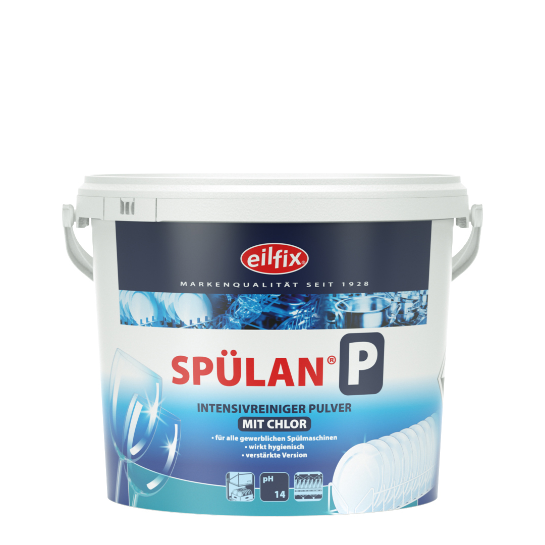 Eilfix Spülan, chlorhaltiges Reinigungspulver für Gewerbespülmaschinen 10kg Eimer